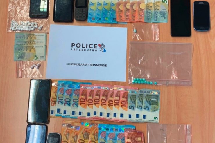 Kriminalität / Fünf Festnahmen in Luxemburg-Stadt – Polizei konfisziert 80 Kugeln Kokain