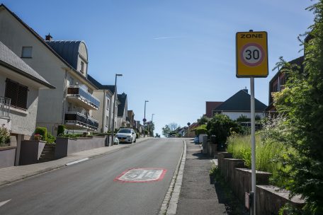 In der Cité des Aulnes in Sanem ist die 30-er-Zone fertig. Die Straße vor der Schule in Ehleringen folgt als Nächstes.