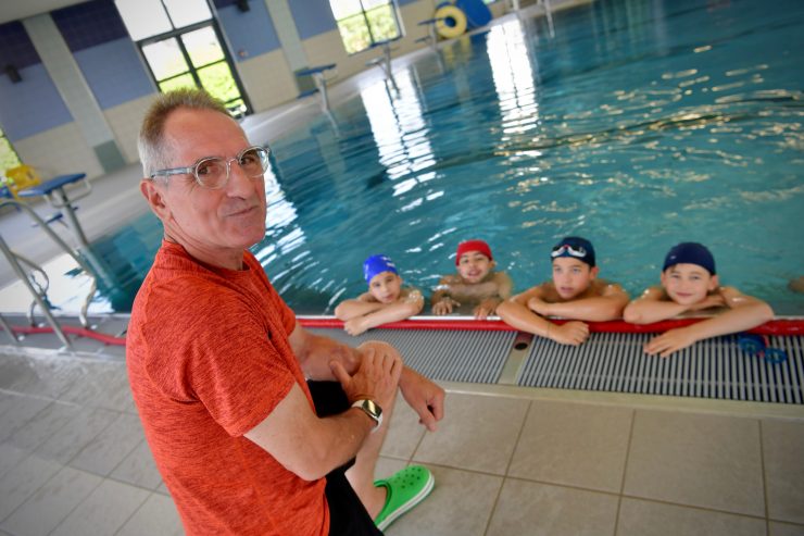 Monnerich/Dippach  / Schwimmlehrer aus Leidenschaft: Joseph Grüneisen (59) geht in Pension