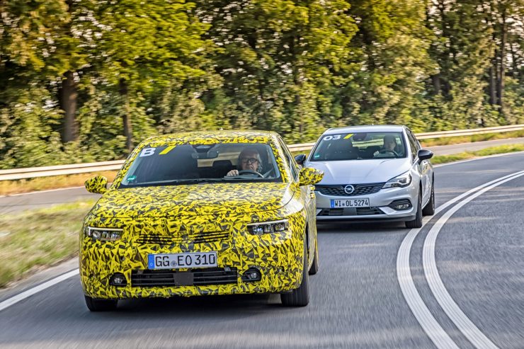 Erlkönig im Weinberg / Der neue Opel Astra auf Tarnfahrt