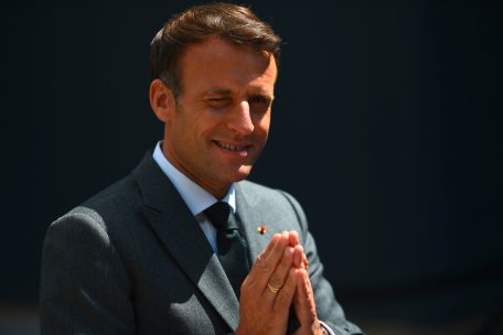 Emmanuel Macron dachte, er hätte den Präsidenten der Ukraine, Wolodymyr Selenskyj, am Telefon