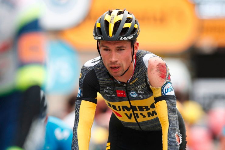 Tour de France / „So kann ich kein Rennen fahren“: Sturzopfer Roglic steigt aus