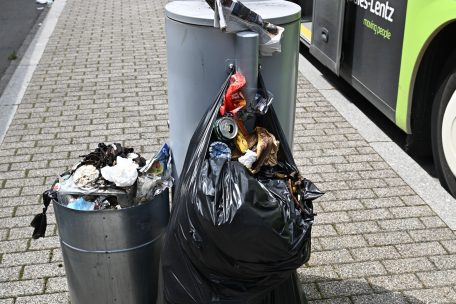 So sah es noch am vergangenen Freitag am Busbahnhof des LTL aus