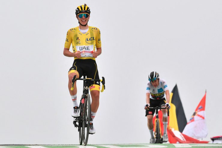 Tour de France / Triumph auf der Königsetappe: Pogacar-Show auf dem Col du Portet