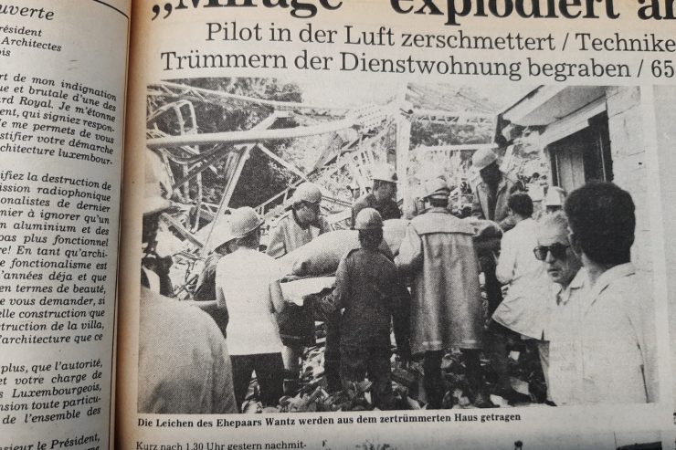 Militärflieger / Heute vor genau 40 Jahren erlebte Düdelingen einen schrecklichen Unfall
