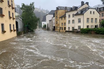 Erhebliche Schäden / Die Hauptstadt unter Wasser