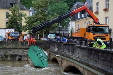 Bilderstrecke / So laufen die Aufräumarbeiten in Luxemburg 