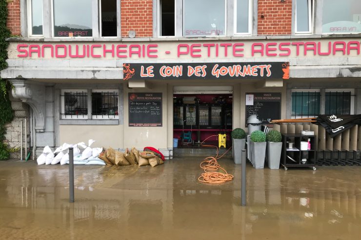 Sturzfluten / Unwetter hinterlassen erneut schwere Schäden im Süden Belgiens