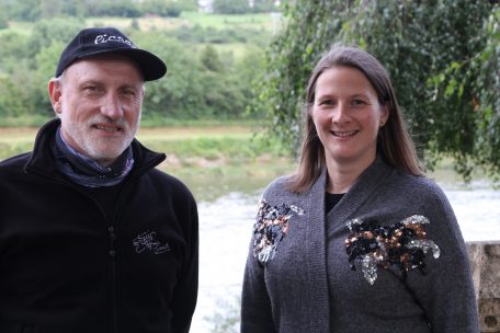 Nico Vesque und Stéphanie Marx vom „Syndicat d'initiative“ aus Stadtbredimus zeigten sich zufrieden mit dem Tourauftakt