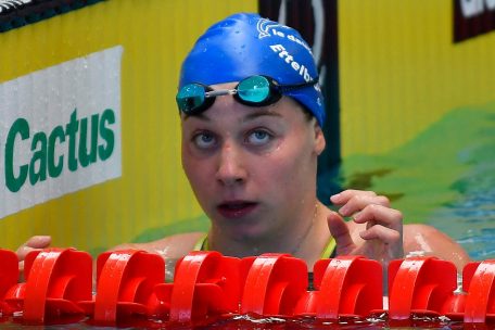 Tokyo 2020 / Julie Meynen bleibt über ihrer Bestleistung und belegt Rang 32 über 100 m Freistil