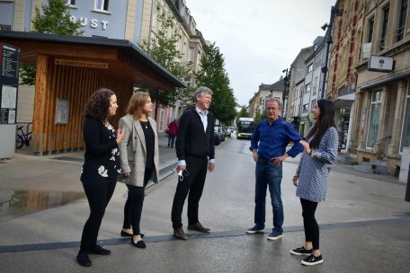 V.l.n.r.: Stefania Mangini, Melina Proietti, Claude Leners, René Mascherscheid und Leila Yafrah setzen in Sachen Beschäftigung auf Zusammenarbeit