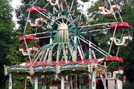 Das größte transportierbare historische Riesenrad stammt aus dem Jahre 1902