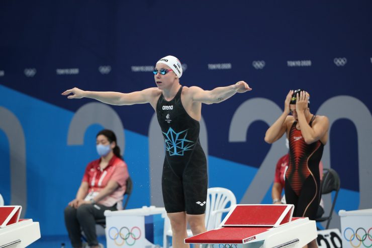 Tokyo 2020 / „Hätte keine Hundertstel schneller schwimmen können“: Julie Meynen zeigt sich nach den 50 m Freistil erleichtert