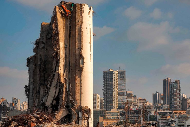 Libanon / Die Spuren der Hafen-Explosion in Beirut sind noch immer tief