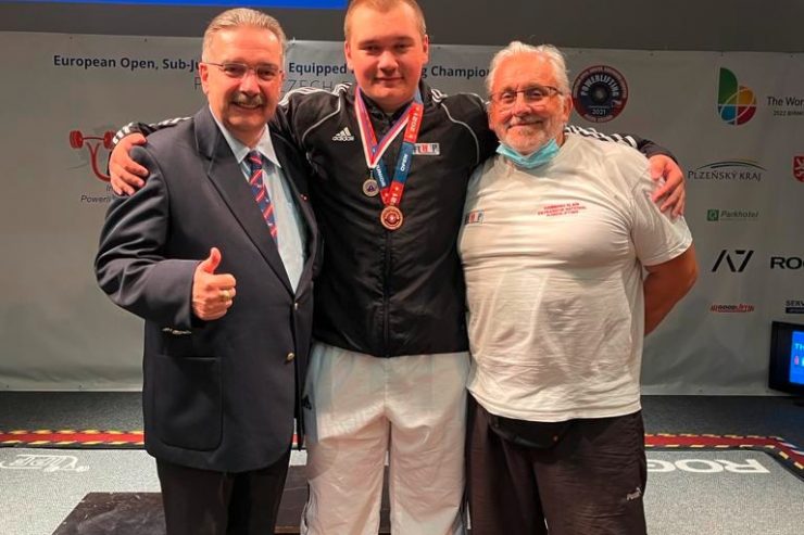 Powerlifting / Parage holt Bronze im Kreuzheben bei den European Equipped Men’s Championships
