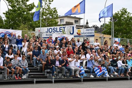 Grethens Verein, der CSL, organisierte ein Public Viewing auf dem Glacis