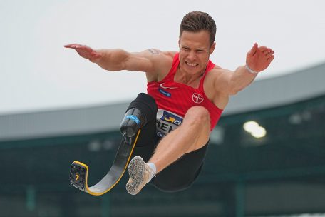 Eines der bekanntesten Gesichter der Paralympics dürfte der deutsche Weitsprung-Weltrekordler Markus Rehm sein 