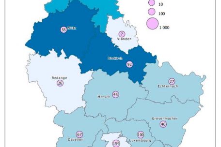 Anzahl der neuen Fälle pro Kanton