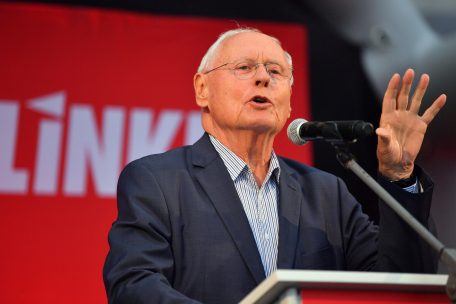Alter Bekannter und Nachbar: Oskar Lafontaine ist weiterhin saarländischer Fraktionsvorsitzender der Linken
