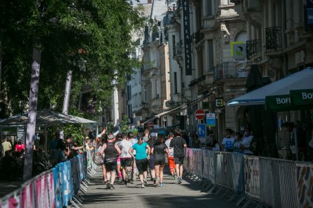 Trotz des neuen Parcours: Die Läufer durften einmal mehr die Anfeuerungsrufe in der Alzette-Straße genießen
