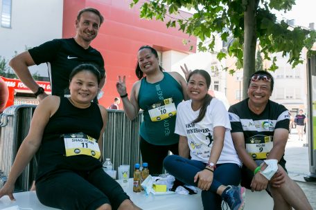 Viele Hobbyläufer freuten sich über die Gelegenheit, ihre Form zu testen