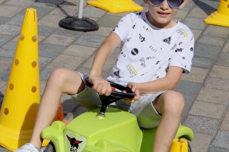 Aufgepasst! In Esch waren die Bobbycars los.