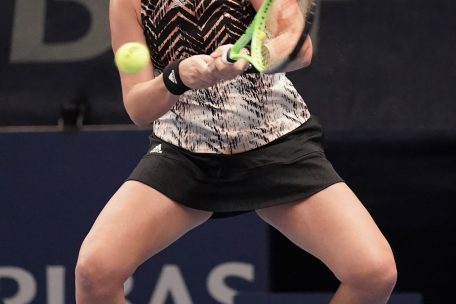 Jelena Ostapenko war mit ihrer Leistung nicht zufrieden
