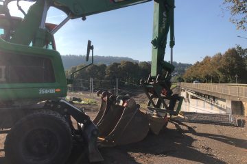 Colmar-Berg/Schieren / Die „OA232“ hat ausgedient: Von Behelfsbrücke bis Abriss und Neubau