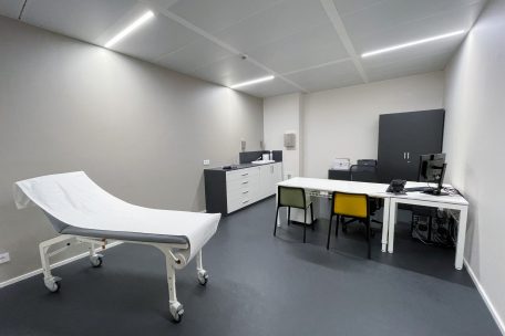 In den neuen Behandlungsräumen werden die Patienten versorgt