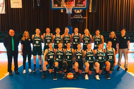 Das Team des Gréngewald Hostert, das in der Qualifikation im Dezember 2020 gegen Namur antrat