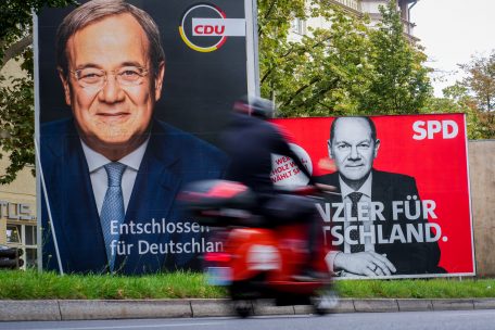 Deutschland / Schlussspurt vor der Wahl: Laschet und Scholz werben um Zustimmung