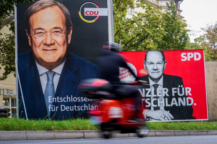 Deutschland / Schlussspurt vor der Wahl: Laschet und Scholz werben um Zustimmung