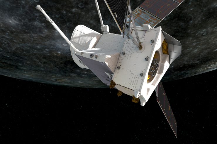 Wissenschaft / Raumsonde „BepiColombo“ macht erste Bilder vom Merkur