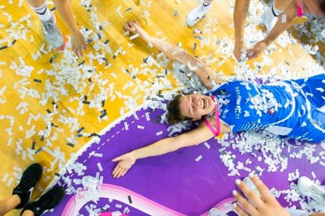 Im Juli durfte sich Lisa Jablonowski mit dem FLBB-Team über den Gewinn der Goldmedaille bei der Kleinstaaten-EM freuen