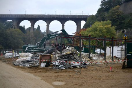 Die Arbeiten im Petrusstal schreiten unterdessen planmäßig voran