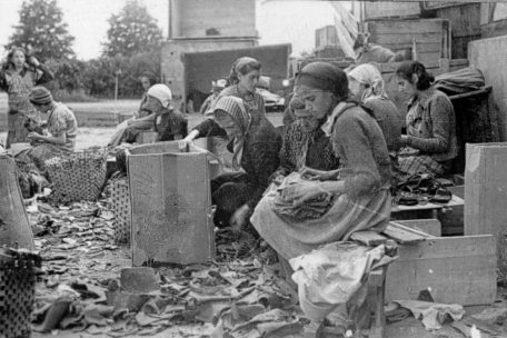 Jüdische Zwangsarbeiterinnen in der Ghetto-Stiefelproduktion
