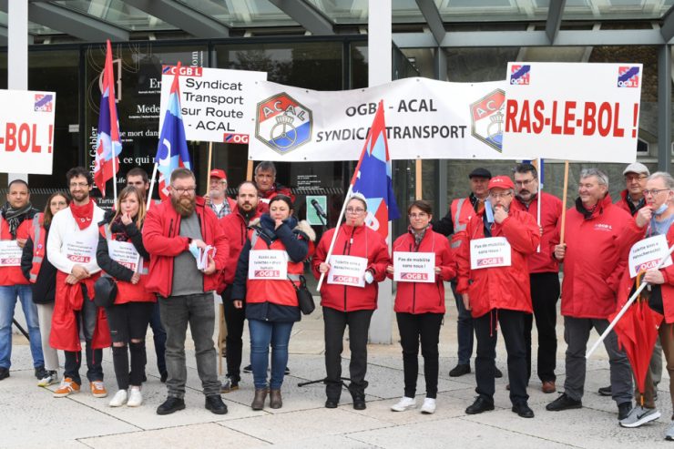 OGBL-Protest / Die Lizenz zum Pinkeln: RGTR-Busfahrer sollen Toiletten der AVL-Kollegen nutzen können 