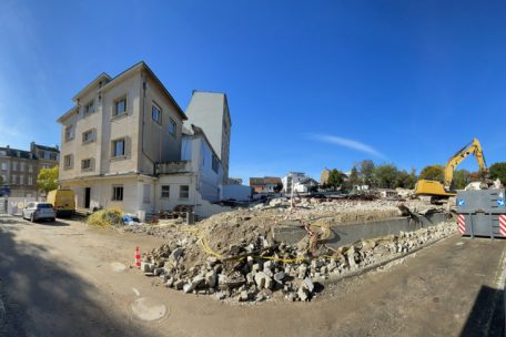 Esch / Vom früheren Tageblatt-Sitz steht nur noch das Hauptgebäude