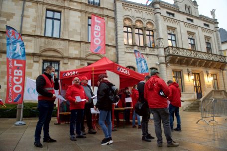Petition zur Erzieherausbildung / Protest vor Diskussion im Parlament