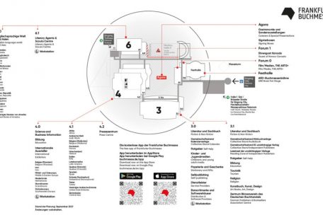 So sieht der Hallenplan für die diesjährige Buchmesse aus