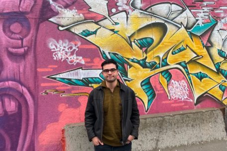 Pit Riewer, 22 ans, au salon du CAL / Tableaux révélateurs