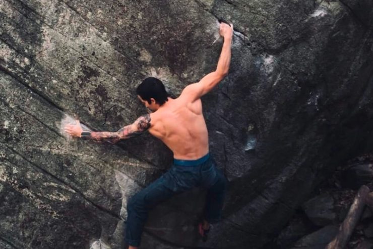 Bouldern / Jay Hoffmann meistert einen weiteren Meilenstein