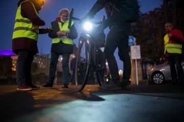Gut sichtbar / ProVelo hilft Radfahrern, ihre Drahtesel für den Winter fit zu machen