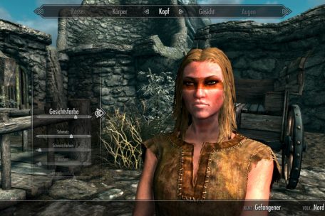 Bei der Charaktergestaltung werden die wirklich „wichtigen“ Entscheidungen getroffen (wie die Frisur der Spielfigur)