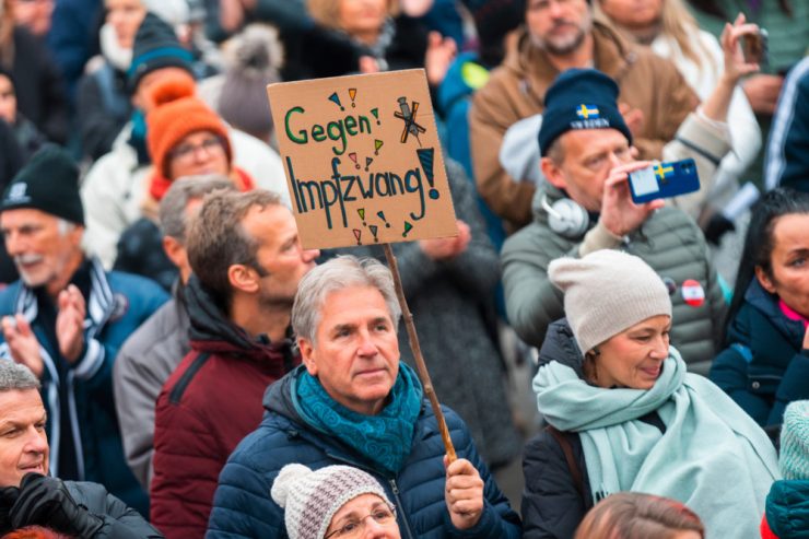 Handel klagt / Start des Lockdowns für Ungeimpfte in Österreich