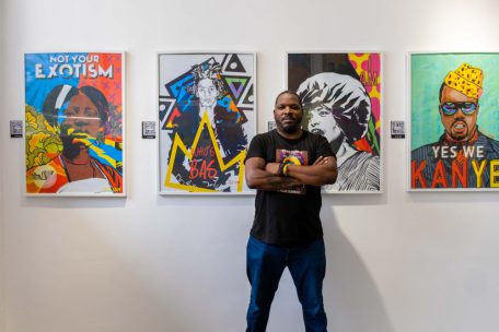 Kopf des Tages / A Lagos, l’artiste Fred Ebami fait voyager le Pop art en Afrique