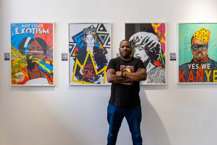 Kopf des Tages / A Lagos, l’artiste Fred Ebami fait voyager le Pop art en Afrique