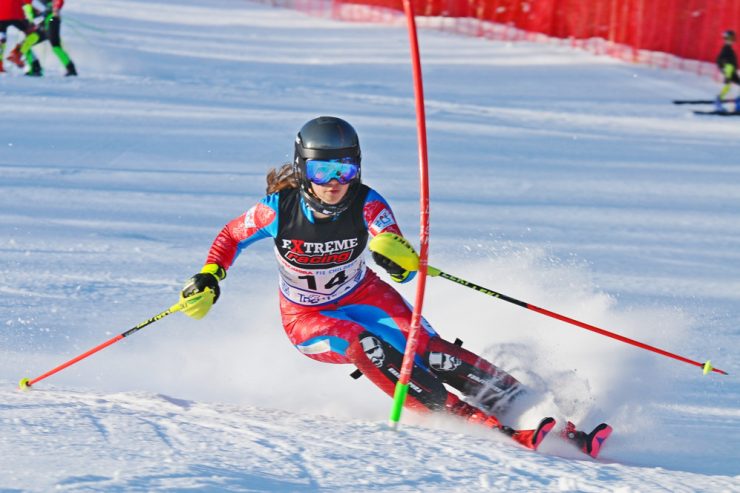 Ski Alpin / Die 16-jährige Gwyneth ten Raa kratzt an der Olympianorm