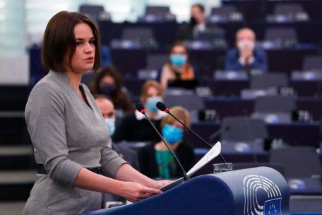 Belarus / Tichanowskaja fordert EU zu entschlossenerem Handeln gegen Lukaschenko auf
