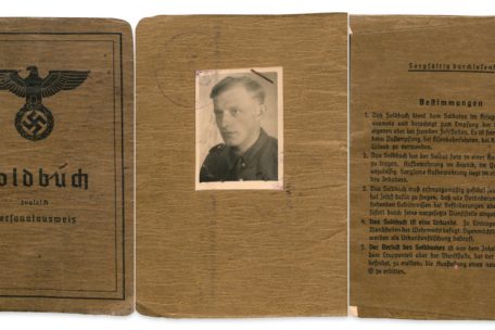 Das Soldbuch (Auszug) von Henri S., das ihm gleichzeitig als Personalausweis an der Front diente